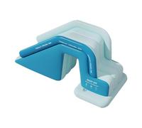 KiBcsLic Tobogán Acuático para Niños en Jardín Y Patio Trasero con Material de PVC, Azul