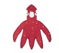 KiBcsLic Traje de Actuación de Pulpo Divertido Disfraz Pulpo Cuerpo Entero Llamativo para Carnaval, Rojo Con Puntos Amarillos, Pulpo Infantil