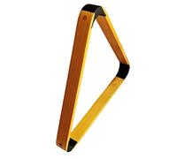 KiBcsLic Triángulo para Billar Soporte Accesorio de Mesa Marcador de Bolas Diseño Clásico Madera Natural Adecuado para Uso en Clubes y Hogares