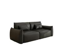 KIBONCY 2-Seater Minimalist Loveseat Sofa, Cozy, Armrest Couch with Soft Pillows, Modern Upholstered for Living Room & Apartment(1,200x80x78cm)