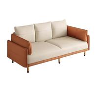 KIBONCY 3-in-1 Convertible Sofa Bed, Skin-Friendly Scratch-Resistant Tech Fabric Sleeper Couch,Sturdy Wood Frame & Metal Legs, for Small Space Apartment(B,252cm)