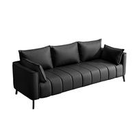 KIBONCY 3-Seater Tech Fabric Sofa,Contemporary Couch,Comfortable with Thick Back Pillows,for Home Office/Living Room(E,171cm)