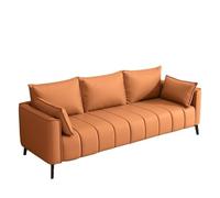 KIBONCY 3-Seater Tech Fabric Sofa,Contemporary Couch,Comfortable with Thick Back Pillows,for Home Office/Living Room(D,171cm)