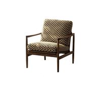 KIBONCY Accent Chair Mid Century Modern,Upholstered with Solid Wood Frame Lounge Arm Reading for Living Room Bedroom