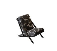 KIBONCY Accent Chair, Modern Floral Wide Seat Upholstered Armchair with Solid Legs,odern Style with Wooden Armrests Accessorizes(B)