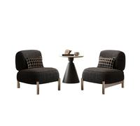 KIBONCY Accent Chair, Modern Living Room Furniture Lounge,Sturdy Wood Frame Sofa, Easy-to-Clean Fabric(D)