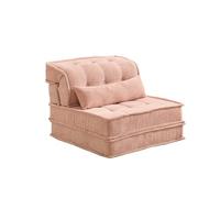 KIBONCY Adjustable Floor Sofa Chair, Foldable Lazy Couch Folding Lounge, Multi-Position Recliner for Living Room Bedroom Small Space(C)