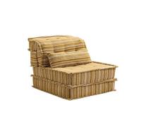 KIBONCY Adjustable Floor Sofa Chair, Foldable Lazy Couch Folding Lounge, Multi-Position Recliner for Living Room Bedroom Small Space(H)
