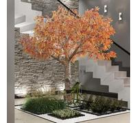 KIBONCY Árbol de Abedul Artificial, árbol de Flores de imitación Colorido para el hogar, Oficina, Boda, Fiesta y decoración al Aire Libre(3M)