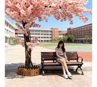 KIBONCY Árbol de Cerezo Artificial a Gran Escala de Alta Gama for Decoraciones de Interiores, centros comerciales y Fiestas navideñas(1mx0.8m)