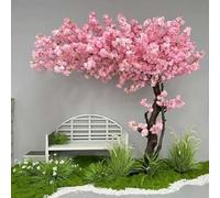 KIBONCY Árbol de Cerezo Artificial de Lujo for Interiores, Ventanas de centros comerciales y decoración de Bodas, creación de paisajes de Fiesta(7mx6m)
