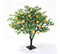 KIBONCY Árbol de Ficus Artificial Realista Planta Verde Falsa en Maceta Alta imitación Grande for decoración Interior hogar Oficina Espacio Comercial(500cm)