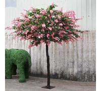 KIBONCY Árbol de rododendro, árbol de Deseos, Compras Hechas a Mano, Fiesta de Boda, decoración Interior y Exterior, árbol de rododendro Artificial(F,1.5M)