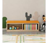 KIBONCY Área de Lectura Librerías Curvas Sofás,Sofá de Almacenamiento Curvo Modular,Combinación de librería con Asientos Que ahorran Espacio,para Biblioteca, Escuela, librería(150 * 38cm)