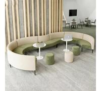 KIBONCY Área De Recepción Moderna Combinada del Edificio Oficinas con Sala Banco, Que Cuenta Una Mesa Té Y Un Sofá Creativos Cómodos For Relajarse(JK)