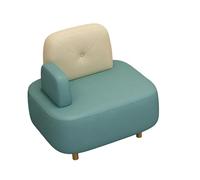 KIBONCY Arm & PU Leather Fabric Seating Chair Modern Sectional Sofa Accent, for Living Room Double Creative Suitable for Coffee(G,Single)