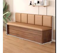 KIBONCY Asientos de Madera Maciza for Restaurante, sofá tapizado for Banquete Comedor con Asiento Acolchado, Asientos Modernos for Contrato Comercial for cafetería