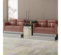 KIBONCY Asientos de Sala de Billar de Cuero Genuino, Modernas sillas for espectadores de Cuero de Lujo, Ligeras y de Alta Gama y sofás Lounge de Varios Asientos(A22)