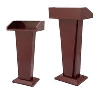 KIBONCY Atril con Ruedas, Atril con Ruedas y Espacio de Almacenamiento, Atril de presentación for Iglesias, aulas y Eventos.(M)