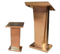 KIBONCY Atril con Ruedas, Atril con Ruedas y Espacio de Almacenamiento, Atril de presentación for Iglesias, aulas y Eventos.(I)