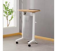 KIBONCY Atril con Ruedas, Escritorio de pie for portátil, podio móvil, Atril portátil for el hogar, la Oficina y el Aula.(B)