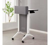 KIBONCY Atril con Ruedas, Escritorio de pie for portátil, podio móvil, Atril portátil for el hogar, la Oficina y el Aula.(C)