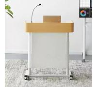 KIBONCY Atril de 4 Ruedas con Altura Ajustable for portátil, Ideal for presentaciones con Estilo y Uso frecuente en Eventos.(A)