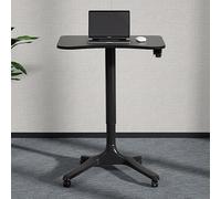 KIBONCY Atril de Altura Ajustable con Soporte móvil y Estable, Mesa Multiusos for discursos, conferencias, Iglesias, Lectura o Escritorio for computadora portátil.(Black)