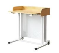 KIBONCY Atril de Altura Ajustable, Escritorio ergonómico con Ruedas for Oficina, Aula, portátil, enseñanza, presentaciones y más.(B)