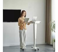 KIBONCY Atril de Altura Ajustable, Soporte ergonómico for Escritorio de pie, Ideal for Oficina, Aula, portátil, enseñanza y presentaciones.(Maple Color)