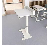 KIBONCY Atril de Altura Ajustable, Soporte ergonómico for Escritorio de pie, Ideal for Oficina, Aula, portátil, enseñanza y presentaciones.(White-1)