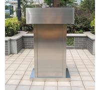 KIBONCY Atril de presentación Resistente con Almacenamiento for Salas de conferencias, Iglesias, aulas y Eventos.(C)