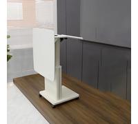 KIBONCY Atril portátil, podio for conferencias, for anfitriones, for aulas de formación, Mesa Altura Regulable, mostrador recepción(D)