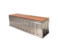 KIBONCY Banco de Almacenamiento de contenedores industriales, Banco de Zapatos Resistente con Asiento Acolchado, Organizador Espacioso for Entrada, Pasillo, Dormitorio y vestíbulo(C,35cm)