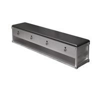 KIBONCY Banco de Almacenamiento Impermeable for Exteriores, Banco Multifuncional for Patio con Asiento, Muebles de Resina for jardín, Patio Trasero, Porche y Almacenamiento Junto a la Piscina(180cm)