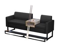 KIBONCY Billiard Spectator Sofa, Ergonomic Lounge Couch with High-Density Sponge & Heavy-Duty Metal Frame, Comfortable Seating for Hall, Game Room(F)