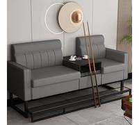 KIBONCY Billiards Hall Billiards Table and Chair Sofa Ball-Watching Chair Faux Leather Billiards Chairs with Pedal Table(G)