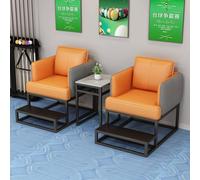 KIBONCY Billiards Lounge Exclusive Seating, Durable Upholstered Sofa & Chair Combination with Table for Game Room & Sports Club(C)