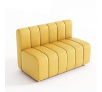 KIBONCY Café Booth Sofas, Restaurant Booth Seating Bench,with Soft Vegan Leather, No Assembly Required,for Western Restaurants and Bars(I)
