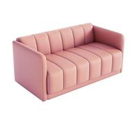 KIBONCY Café Booth Sofas, Restaurant Booth Seating Bench,with Soft Vegan Leather, No Assembly Required,for Western Restaurants and Bars(E)