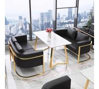 KIBONCY Cafetería nórdica, Tienda de té con Leche, sofá de Ocio, negociación for salón de té, Bar Comedor, Restaurante Occidental Comercial, sofá de Cabina, combinación de Mesa y Silla(A6)