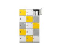 KIBONCY Casilleros de ABS Multicolores: Unidades de Almacenamiento for Estudiantes apilables y codificadas por Colores for aulas(37 * 38 * 50A)