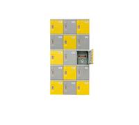 KIBONCY Casilleros de ABS Multicolores: Unidades de Almacenamiento for Estudiantes apilables y codificadas por Colores for aulas(37 * 32 * 42A)