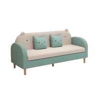 KIBONCY Cat Claw Leather Sofa 3 Seater, Waterproof Stain Resistant with Reinforced Frame, Minimalist for Small Space(B,170cm)