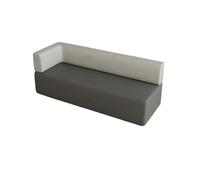 KIBONCY Classic Reading Sofa,Modular Sectional Loveseat,Colorful Patchwork Couch,Solid Wood Frame,for Home, Library,Comfy Modern Design(1.8mB)