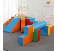 KIBONCY Climbing Blocks Soft Toys for Toddlers Indoor Foam for Climb and Crawl Activity Playset for Crawling & Sliding