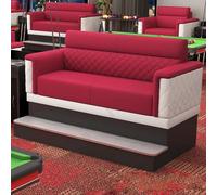 KIBONCY Club Spectator Sofa Chair, Luxury Commercial Billiard Sofa,Billiards Spectator Chair Set, for Pool Club Lounge(C)