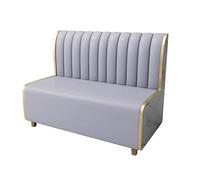 KIBONCY Coffee and Western Restaurant Booth Sofas, Modern Upholstered Armchair & Table Desk Set, For Home Office, Dining Room, Living Room(8)