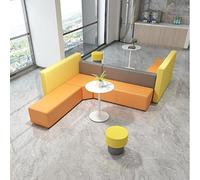 KIBONCY Combinación Creativa de sofás modulares for el vestíbulo de una Tienda de Pianos, área de Espera y Descanso de una institución de capacitación.(A)