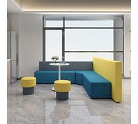 KIBONCY Combinación Creativa de sofás modulares for el vestíbulo de una Tienda de Pianos, área de Espera y Descanso de una institución de capacitación.(C)